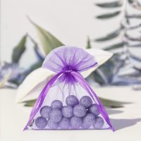 Sacchetti di organza 10 x 13 cm - viola Sacchetti piccoli 10x13 cm