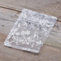 Sacchetti di organza 10 x 13 cm - Natale / 2 Feste e occasioni speciali