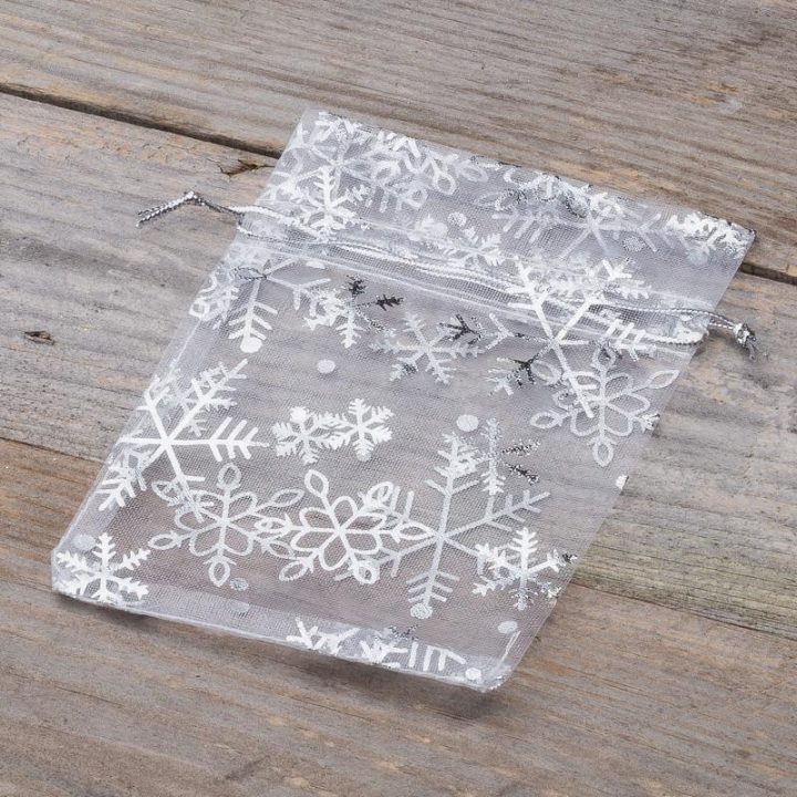 Sacchetti di organza 10 x 13 cm - Natale / 2 Feste e occasioni speciali