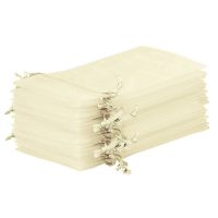 Sacchetti di organza 11 x 20 cm - avorio Sacchetti ecrù