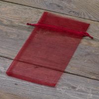 Sacchetti di organza 11 x 20 cm - bordeaux Sacchetti medi