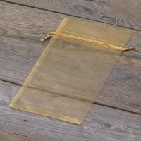 Sacchetti di organza 11 x 20 cm - oro Sacchetti medi