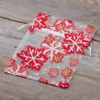 Sacchetti di organza 12 x 15 cm - Natale / 1 Tutti i prodotti