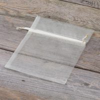 Sacchetti di organza 12 x 15 cm - avorio Sacchetti di organza