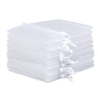 Sacchetti di organza 12 x 15 cm - bianco Sacchetti piccoli