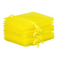 Sacchetti di organza 12 x 15 cm - giallo San Valentino