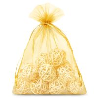 Sacchetti di organza 12 x 15 cm - oro Sacchetti oro