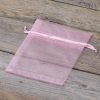 Sacchetti di organza 12 x 15 cm - rosa chiaro San Valentino