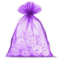 Sacchetti di organza 12 x 15 cm - viola