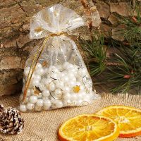 Sacchetti di organza 12 x 15 cm - Natale / 8 Settori / Confezioni per...