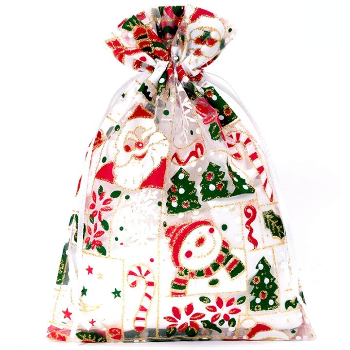 Sacchetti di organza 12 x 15 cm - Natale / 5 Feste e occasioni speciali