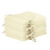 Sacchetti di organza 13 x 18 cm - avorio Sacchetti di organza