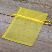 Sacchetti di organza 13 x 18 cm - giallo Sacchetti medi