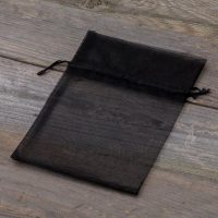 Sacchetti di organza 13 x 18 cm - nero Halloween