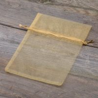 Sacchetti di organza 13 x 18 cm - oro Sacchetti medi