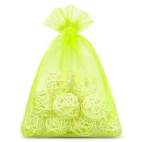 Sacchetti di organza 13 x 18 cm - neon verde Sacchetti medi 13x18 cm