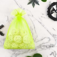 Sacchetti di organza 13 x 18 cm - neon verde Sacchetti verdi