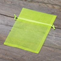 Sacchetti di organza 13 x 18 cm - neon verde Sacchetti di organza