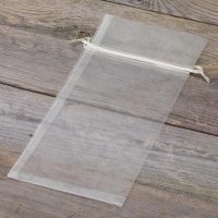 Sacchetti di organza 13 x 27 cm - avorio Sacchetti per frutta