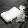 Sacchetti di organza 13 x 27 cm - bianco Sacchetti di organza