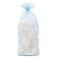 Sacchetti di organza 13 x 27 cm - celeste Sacchetti celeste