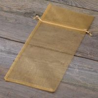 Sacchetti di organza 13 x 27 cm - oro Sacchetti medi
