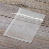 Sacchetti di organza 15 x 20 cm - avorio Sacchetti di organza