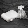 Sacchetti di organza 15 x 20 cm - bianco Giardino e piante di casa