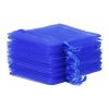 Sacchetti di organza 15 x 20 cm - blu Pasqua