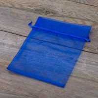 Sacchetti di organza 15 x 20 cm - blu Sacchetti medi