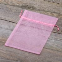 Sacchetti di organza 15 x 20 cm - rosa chiaro Pasqua