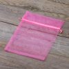 Sacchetti di organza 15 x 20 cm - rosa Battesimo