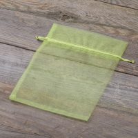 Sacchetti di organza 15 x 20 cm - verde Sacchetti di organza