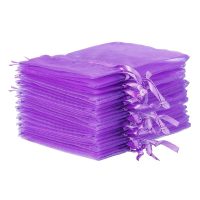 Sacchetti di organza 15 x 20 cm - viola Sacchetti medi 15x20 cm