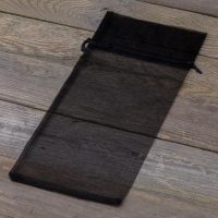 Sacchetti di organza 15 x 33 cm - nero Sacchetti medi