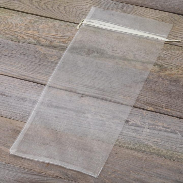 Sacchetti di organza 16 x 37 cm - avorio San Valentino