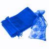 Sacchetti di organza 16 x 37 cm - blu Sacchetti di organza