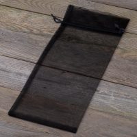 Sacchetti di organza 16 x 37 cm - nero Decorazione di interni