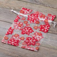 Sacchetti di organza 18 x 24 cm - Natale / 1 Tutti i prodotti