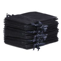 Sacchetti di organza 18 x 24 cm - nero Sacchetti per frutta