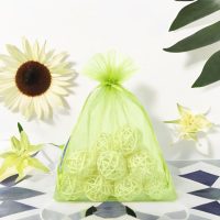 Sacchetti di organza 18 x 24 cm - verde Sacchetti per frutta