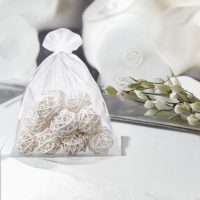 Sacchetti di organza 26 x 35 cm - bianco Sacchetti per frutta