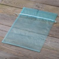 Sacchetti di organza 26 x 35 cm - celeste Per bambini