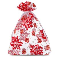 Sacchetti di organza 26 x 35 cm - Natale / 1 Sacchetto di Natale