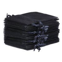 Sacchetti di organza 26 x 35 cm - nero Sacchetti per frutta