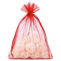 Sacchetti di organza 26 x 35 cm - rosso Sacchetti per frutta