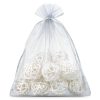 Sacchetti di organza 30 x 40 cm - argento Sacchetti argento / grigio