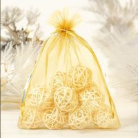 Sacchetti di organza 30 x 40 cm - oro Saco grandi 30x40 cm