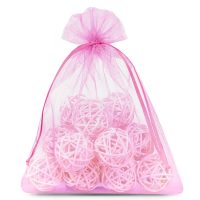 Sacchetti di organza 30 x 40 cm - rosa Protezione dell'uva