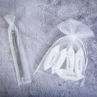 Sacchetti di organza 3,5 x 19 cm - bianco Courses et stockage dans la cuisine